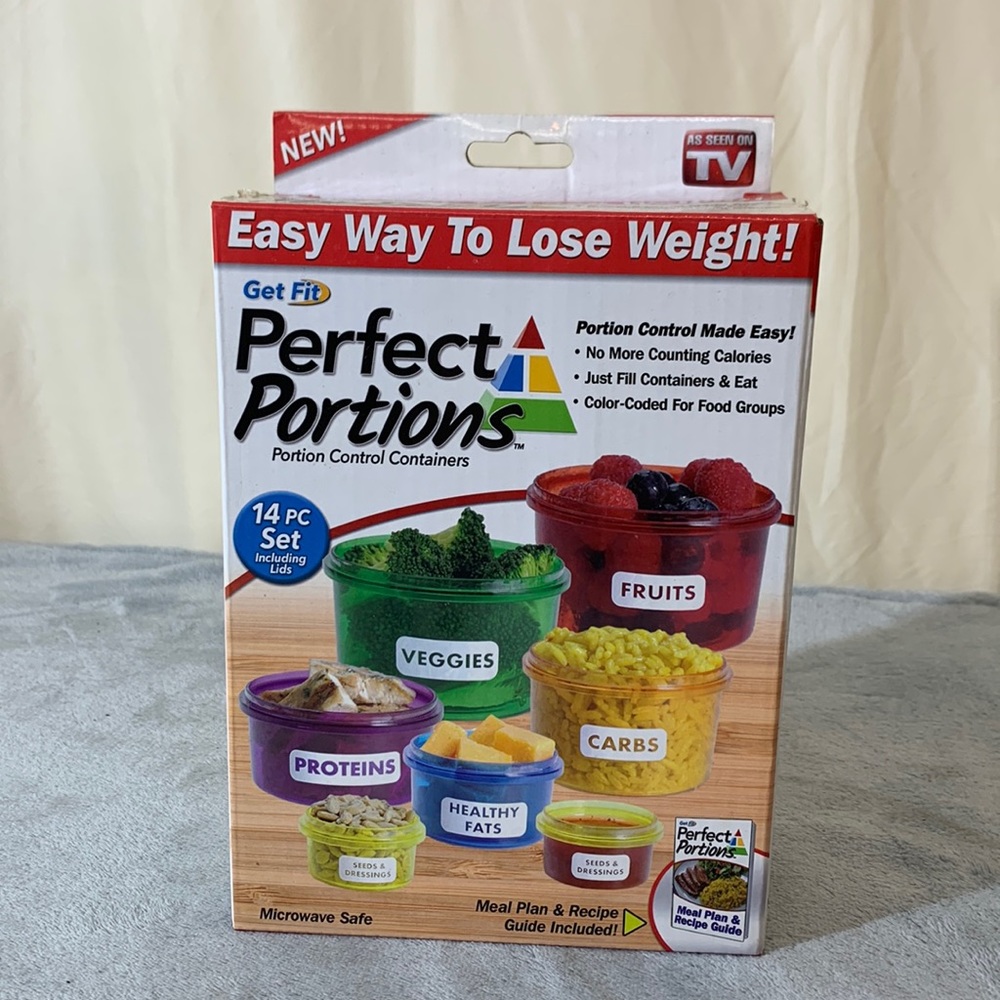 Perfect Portions Portion Control Containers as seen on tv